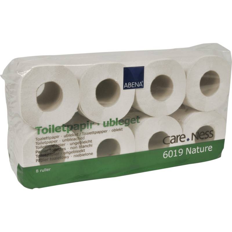 Care-Ness Nature toiletpapir 2-lags, 31,25m 100% genbrugspapir