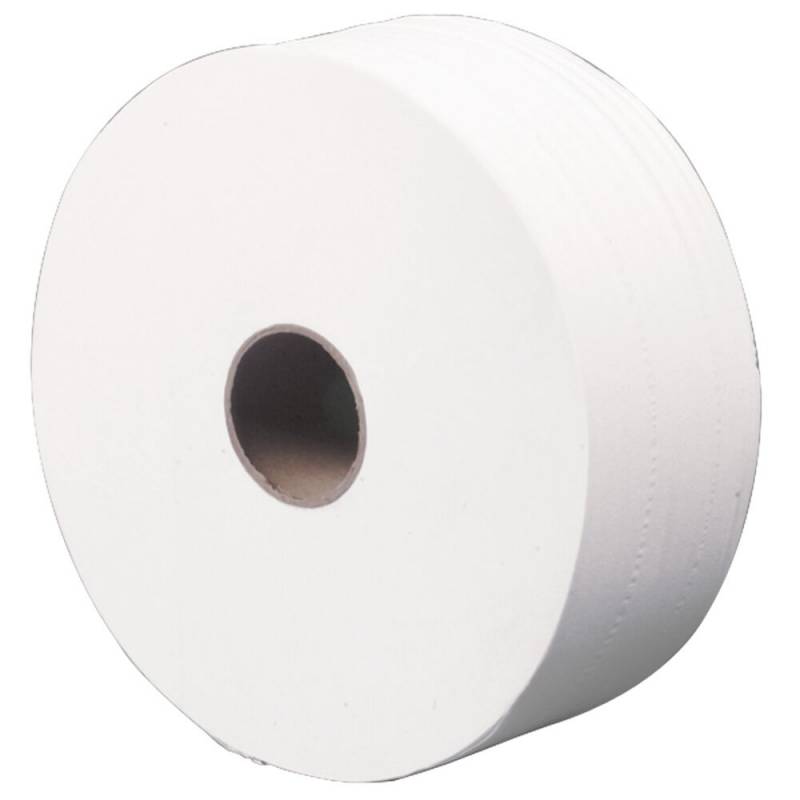 Jumborulle 2-lags Midi 380m x 9cm &Oslash;26cm 100% nyfiber hvid