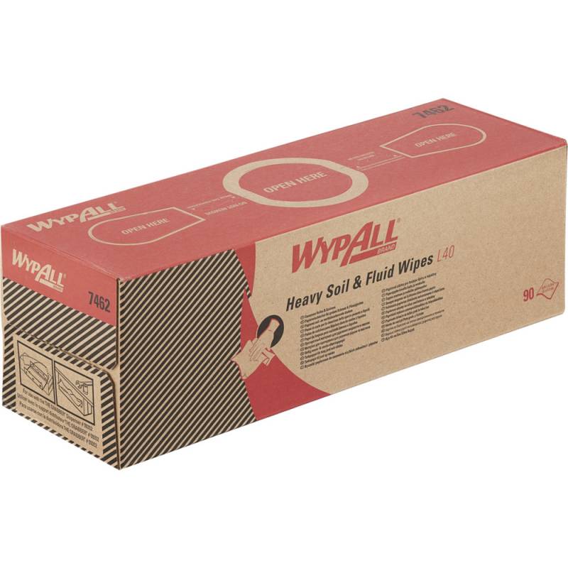 WyPall industri aftørring L40 plukæske 42x25cm hvid