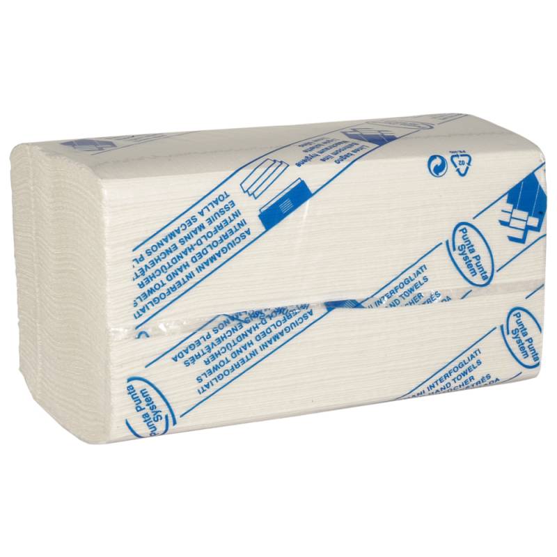 Care-Ness Excellent 3-lags håndklædeark W-fold hvid