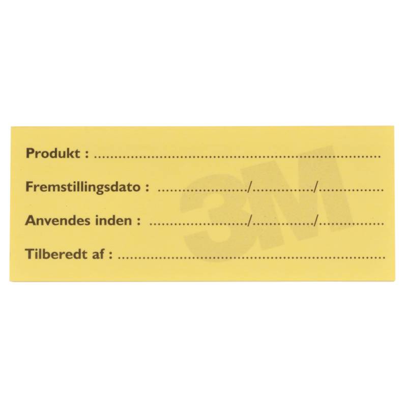 Post-it Label til mærkning af fødevarer 5,50x2,40cm, 50 ark