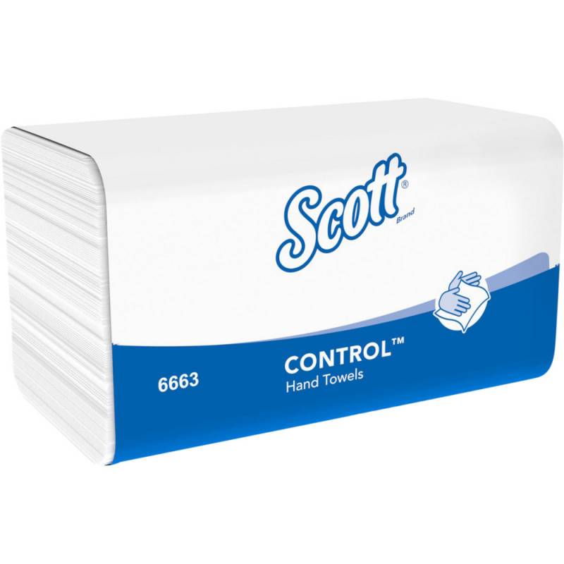 Scott håndklædeark interfold 1-lags 21,50x31,50x10,50cm hvid