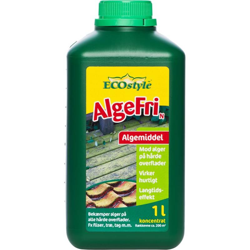 ECOstyle AlgeFri algerens til fliser træ tag glas 1 liter