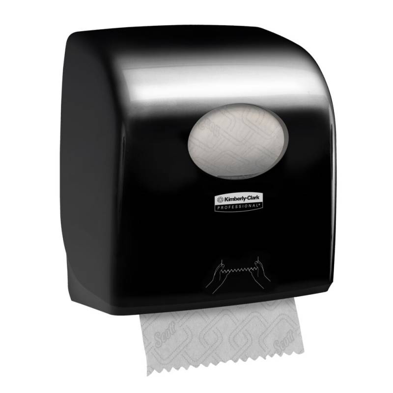 Kimberly-Clark dispenser til håndklæderuller 37,4x29,7x24,8cm sort