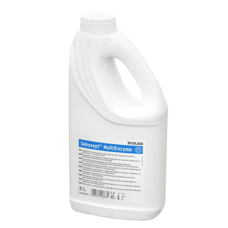 Ecolab Sekusept MultiEnzyme Instrumentopvask 2 liter med farve uden parfume