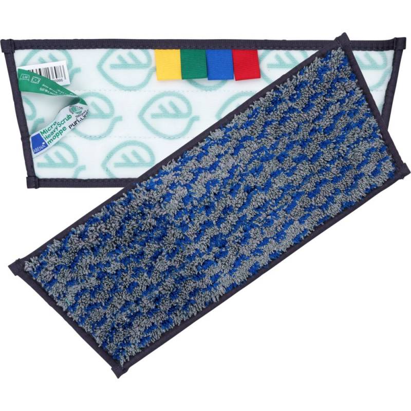Puri-Line Heavy Scrub skrubbemoppe mikrofiber 30cm med velcro grå