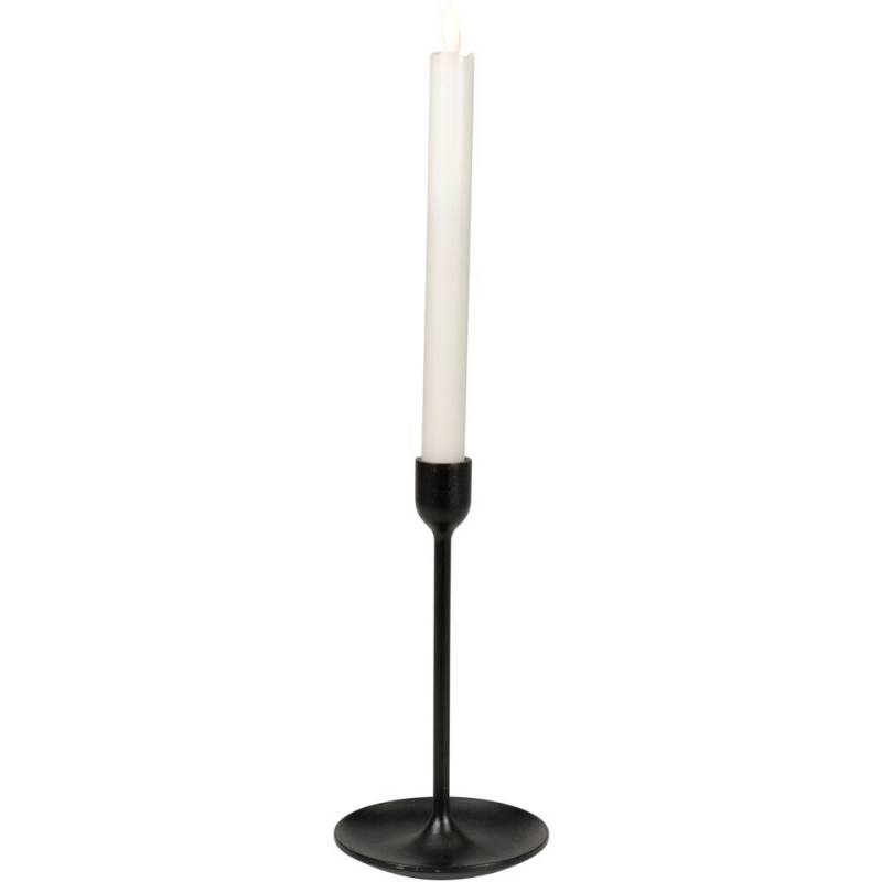 LED stagelys med blafrende flamme, inkl. fjernbetjening 23cm