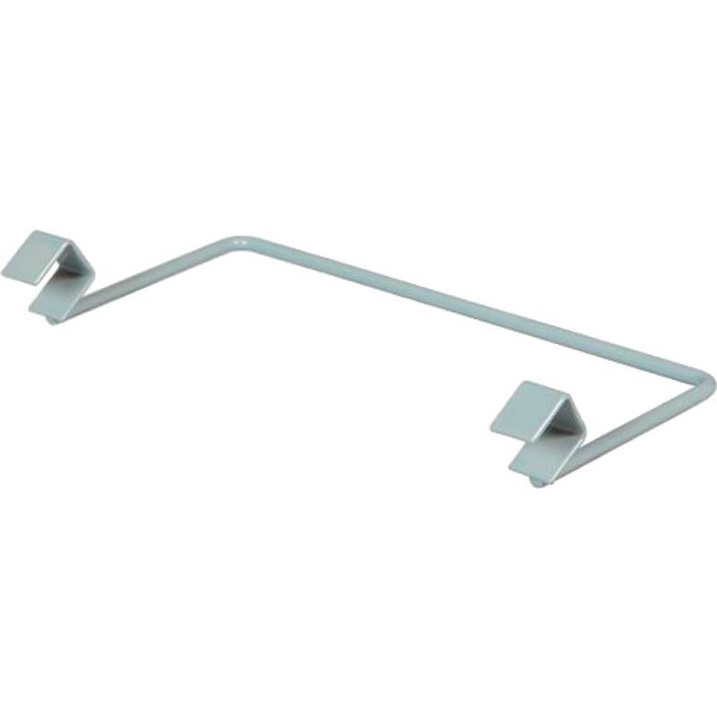 Moppest&oslash;tte, Tina Trolleys, 27x8x10cm, gr&aring;, pulverlakeret st&aring;l, til bundramme