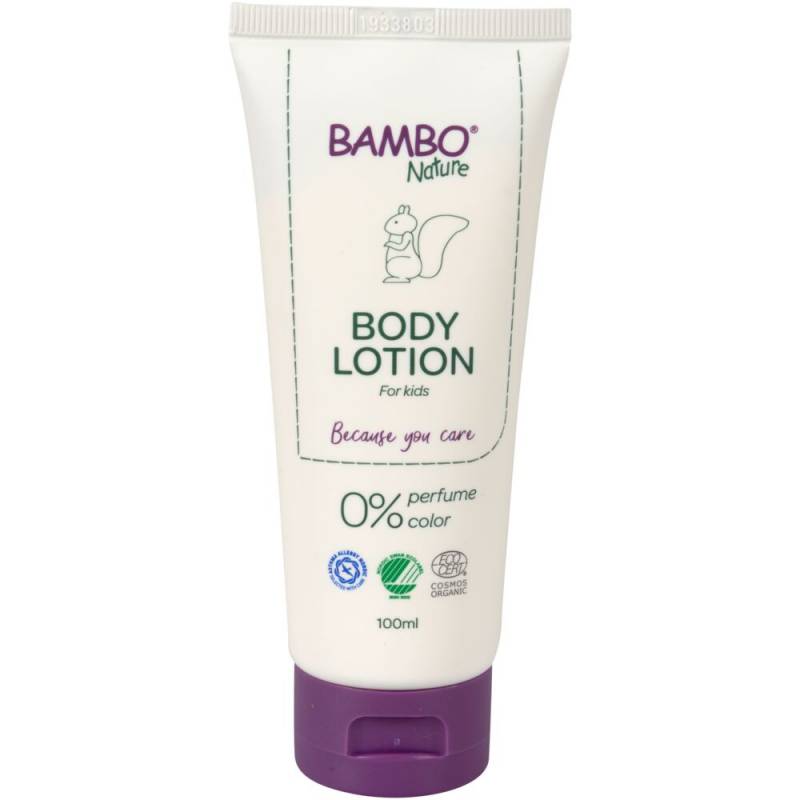 Bambo Nature hudlotion uden farve og parfume 100ml