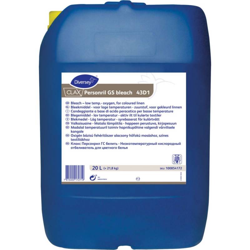 Diversey CLAX Personril GS bleach 43D1 Blegemiddel 20 liter