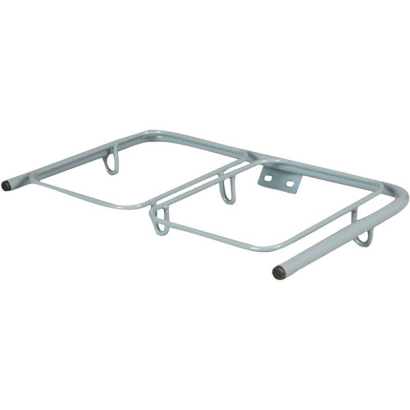Poseholder, Tina Trolleys Exclusive, 54x32x7cm, gr&aring;, pulverlakeret st&aring;l, til 60 ltr. poser