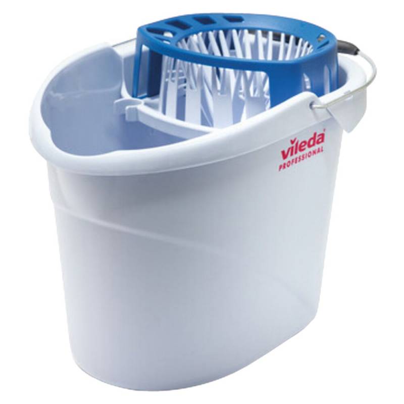 Inventarspand, Vileda Supermop, 41x60x50cm, 10 l, gr&aring;, rPP/PP, med hank og udvrider