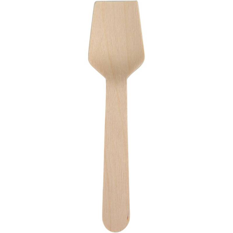 Gastro-Line Isspade 9,5cm fremstillet i birketræ brun