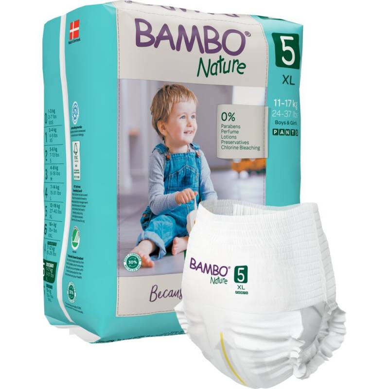 Bambo Nature ECO svanemærket børne bleer Str.5 til 11-17 kg