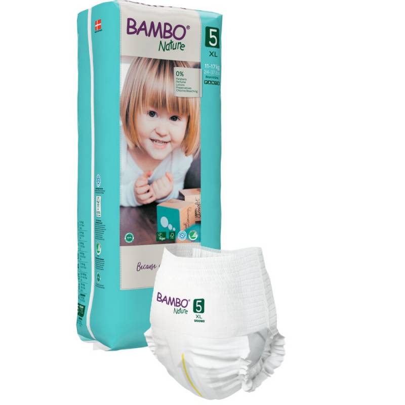 Bambo Nature ECO svanemærket børne bleer høj pakke Str.5 til 11-17 kg