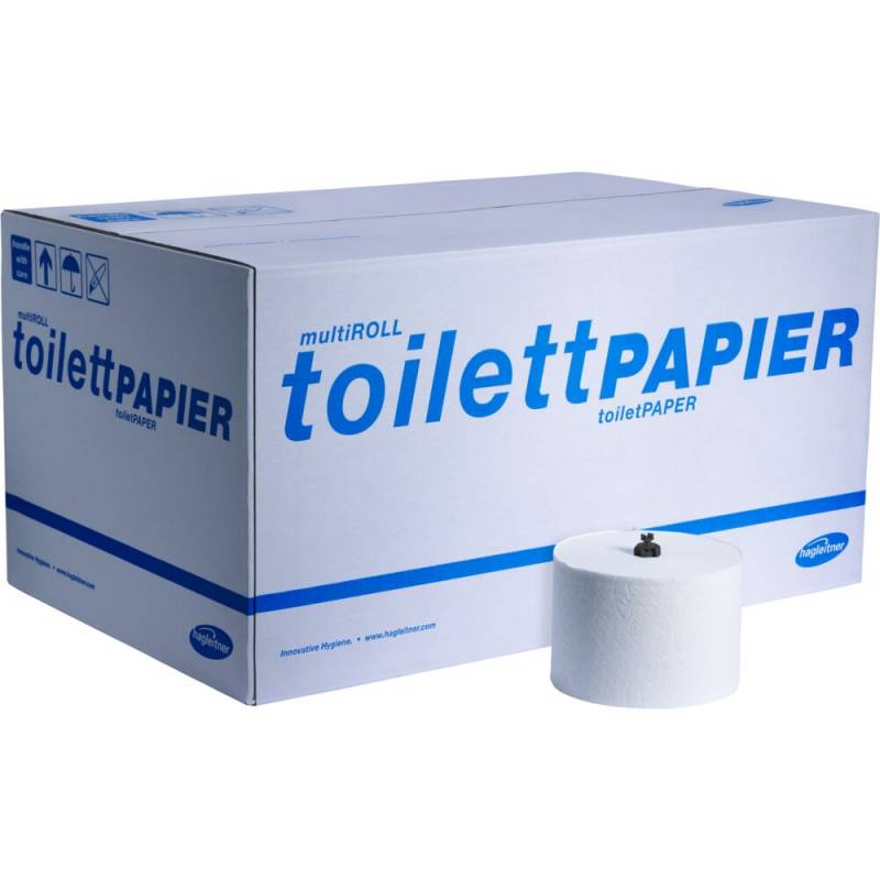 Hagleitner toiletpapir 3-lags blandingsfibre system hvid