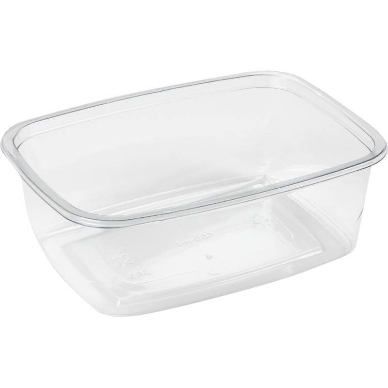 Gastro salatskål 14x10x5cm 500ml RPET klar