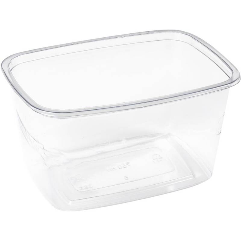 Gastro salatskål 14x10x8cm 750ml RPET klar