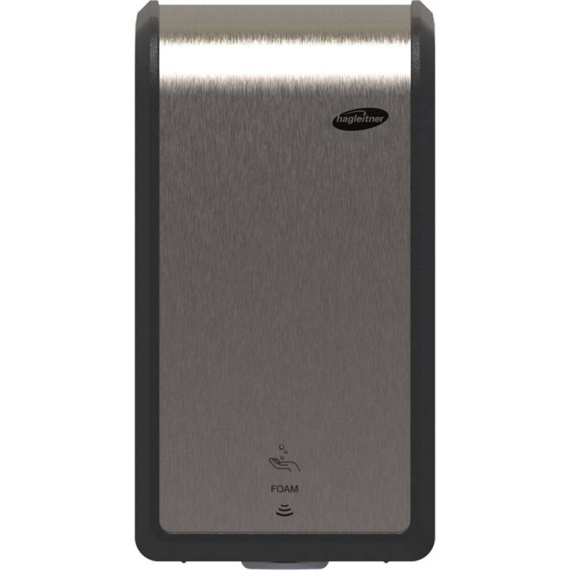 Hagleitner skums&aelig;be dispenser 13,5x12,8x25,6cm rustfrit st&aring;l 600ml hybrid