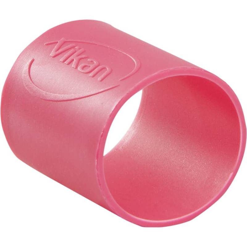Vikan farvekodningsbånd til skaft Ø26mm gummi/silikone pink