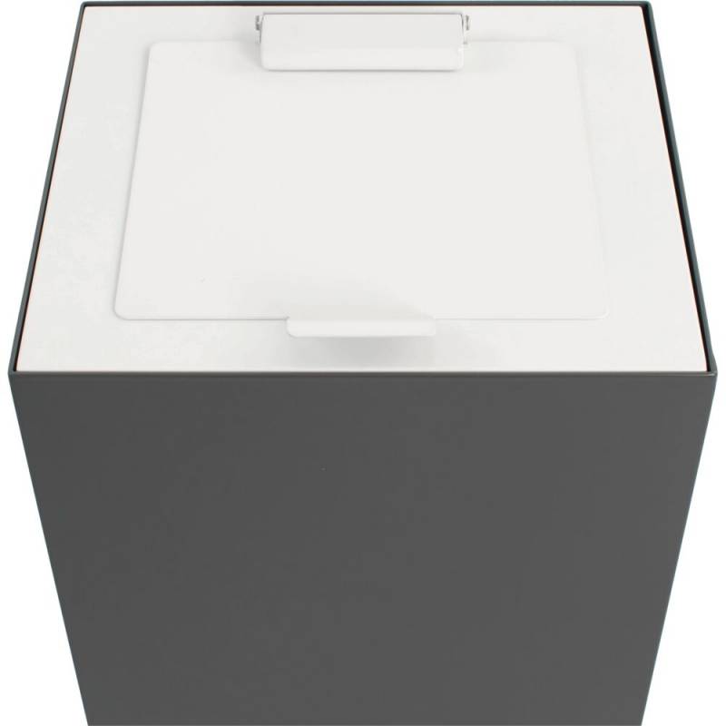 L&aring;g, hvid, pulverlakeret st&aring;l, soft close, til modulopbygget affaldsspand, 85 og 90 liter *Denne vare tages ikke retur*