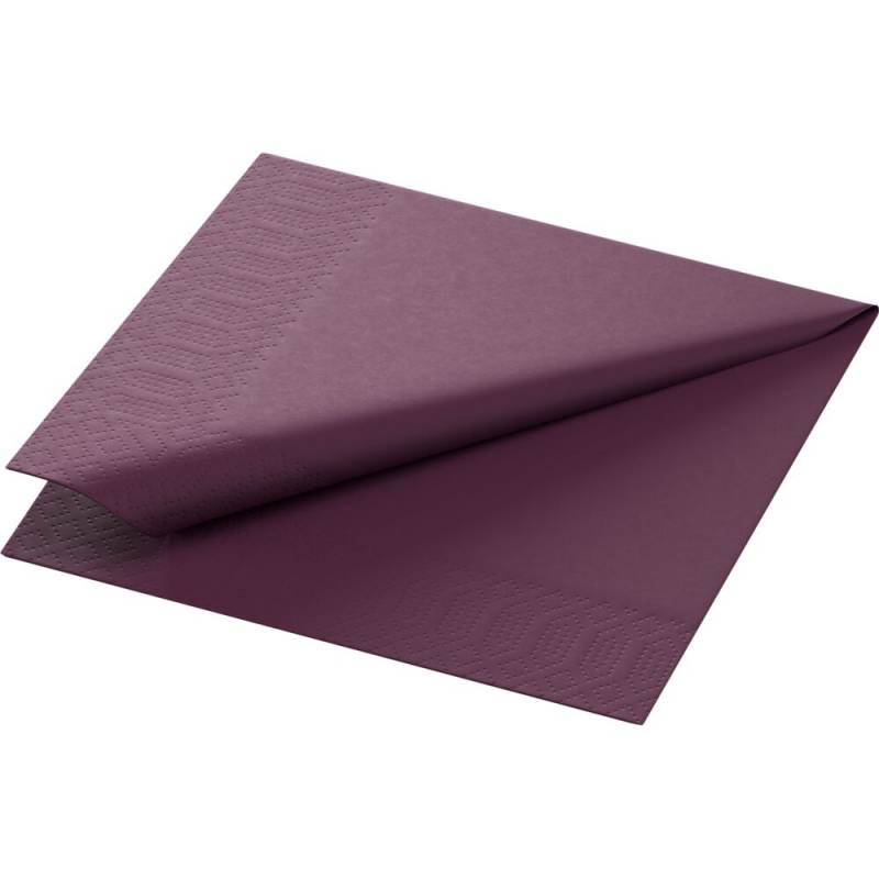 Duni kaffeserviet 2-lags 1/4 fold 24x24cm plum