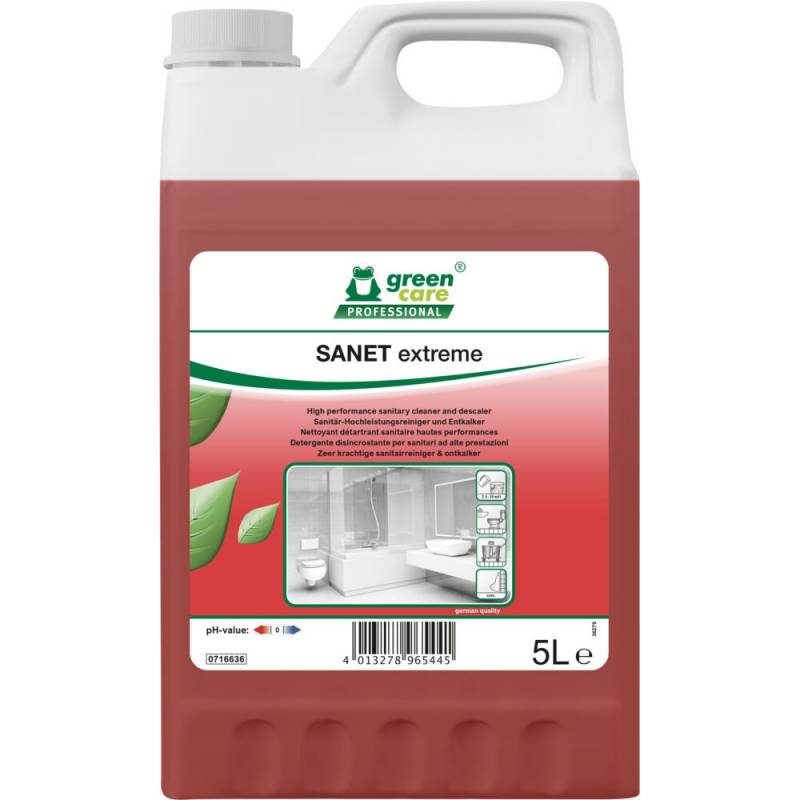 Green Care Professional SANET Extreme kalkfjerner 5 liter med farve og parfume