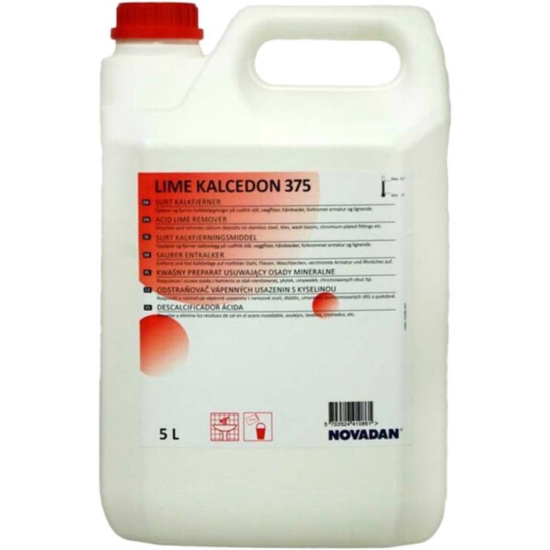 Novadan Lime Kalcedon 375 kalkfjerner 5 liter uden farve og parfume