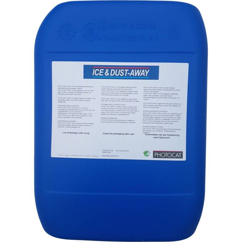 ICE & DUST-AWAY er et svanemærkede tømiddel, 20Kg