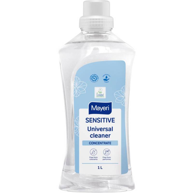 Mayeri Sensitive Universalrengøring 1 liter uden farve og parfume