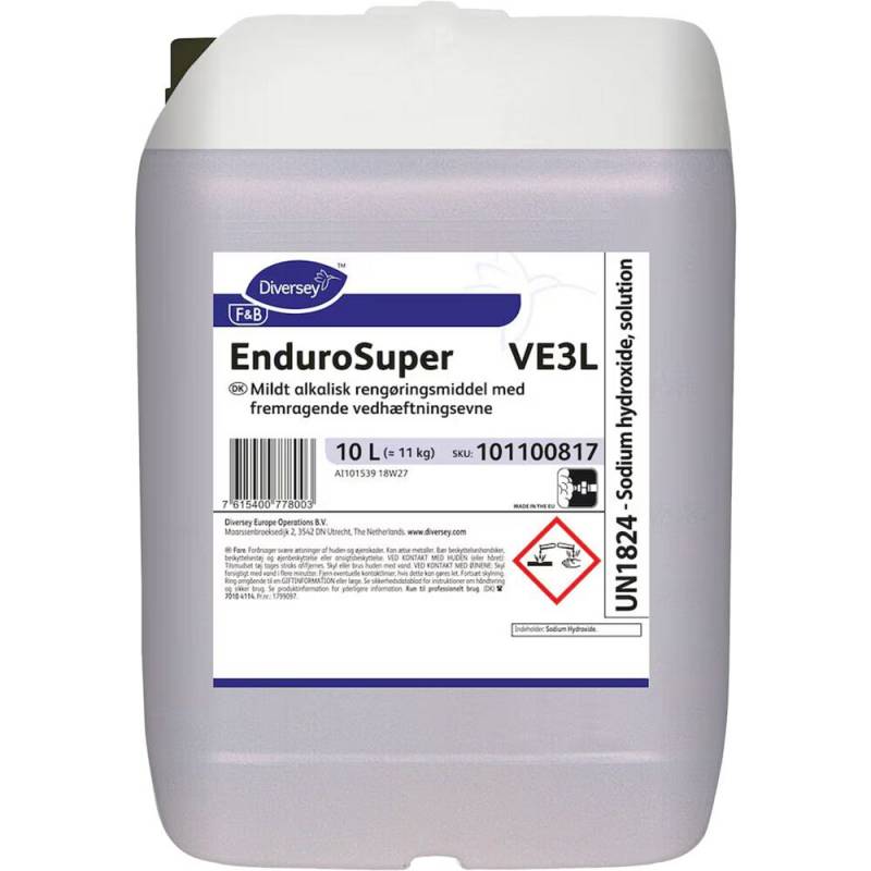 Diversey EnduroSuper VE3L Skumrengøring 10 liter alkalisk/affedtende