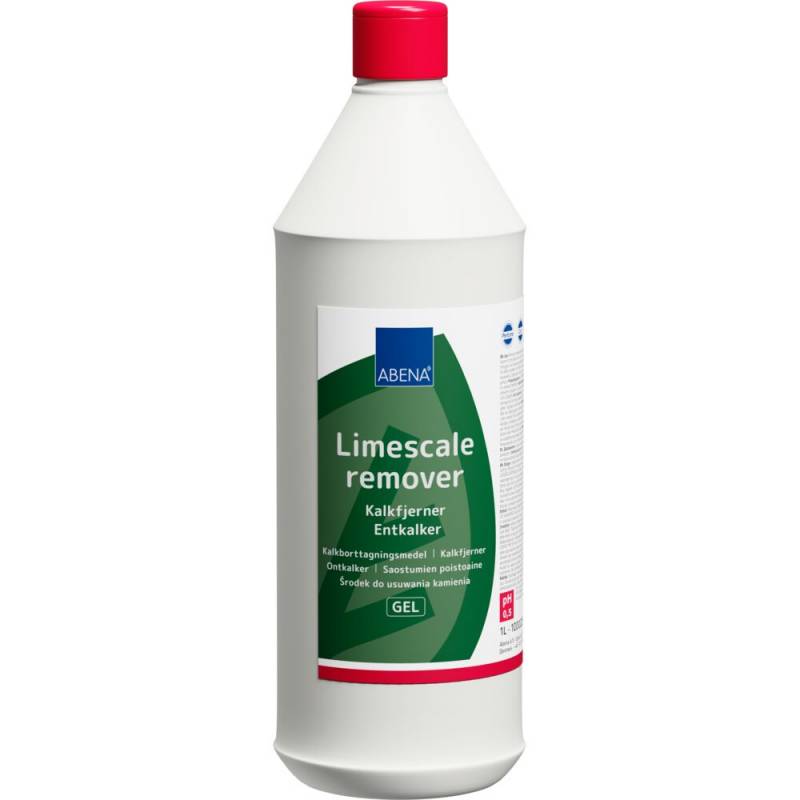 Kalkfjerner 1 liter i gel med farve og parfume
