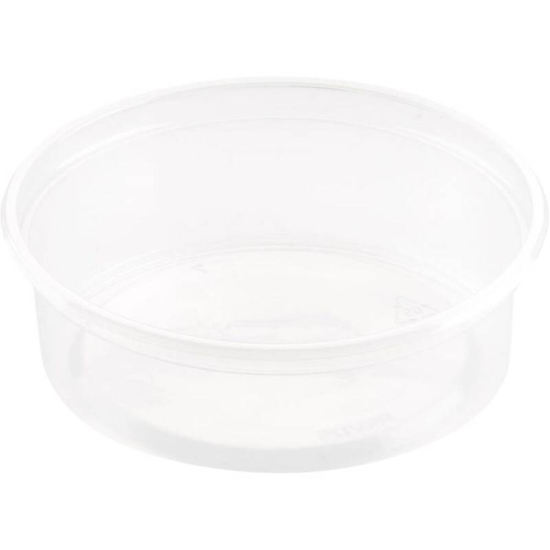 Duni portionsbæger 101x101x30mm 125ml PP Delipack rund klar