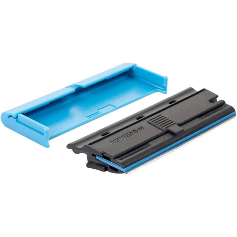 Moerman Multiskraber 10cm bred indeholder 2 blade blå
