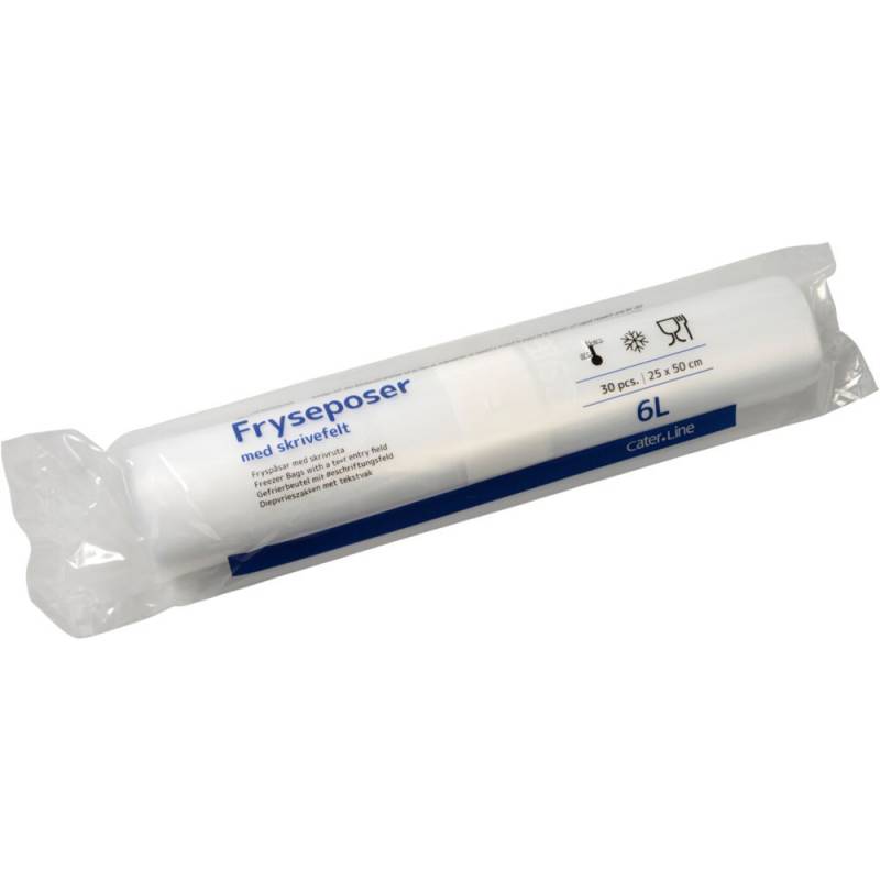 Cater-Line frysepose 6 liter LDPE/LLDPE/virgin 25x50cm klar