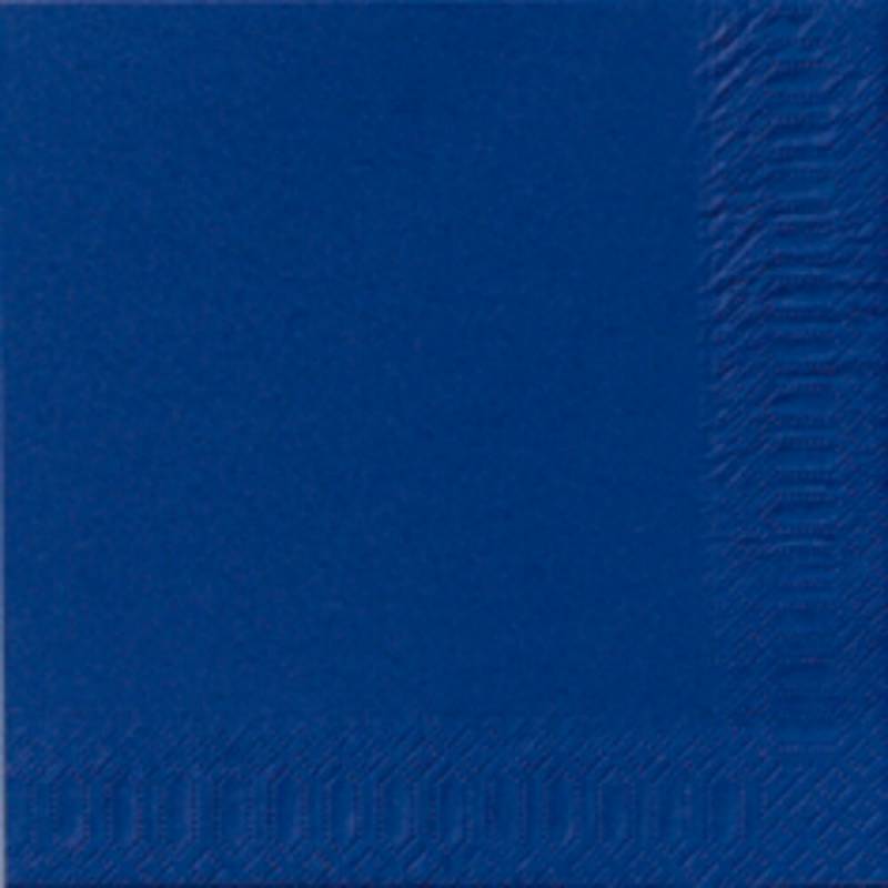 Duni frokostserviet 2-lags 1/4 fold 33x33cm nyfiber mørkeblå