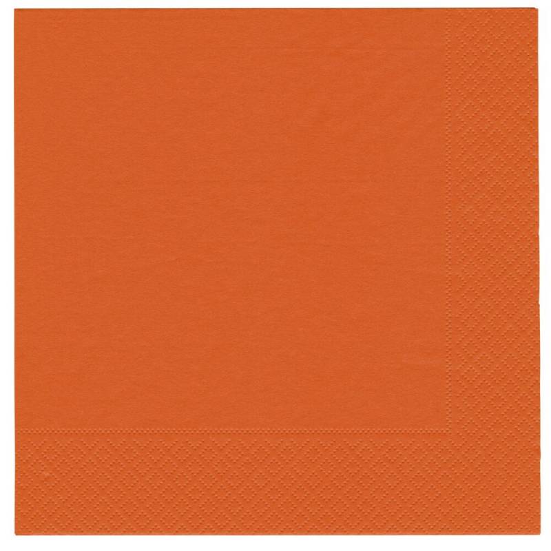 Gastro middagsserviet 2-lags 1/4 fold 40x40cm nyfiber orange