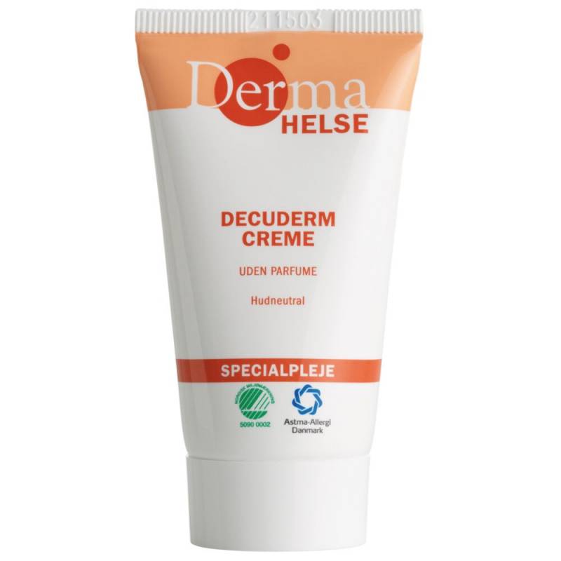 Derma Helse Decuderm hudcreme uden farve og parfume 30% fedt 25ml