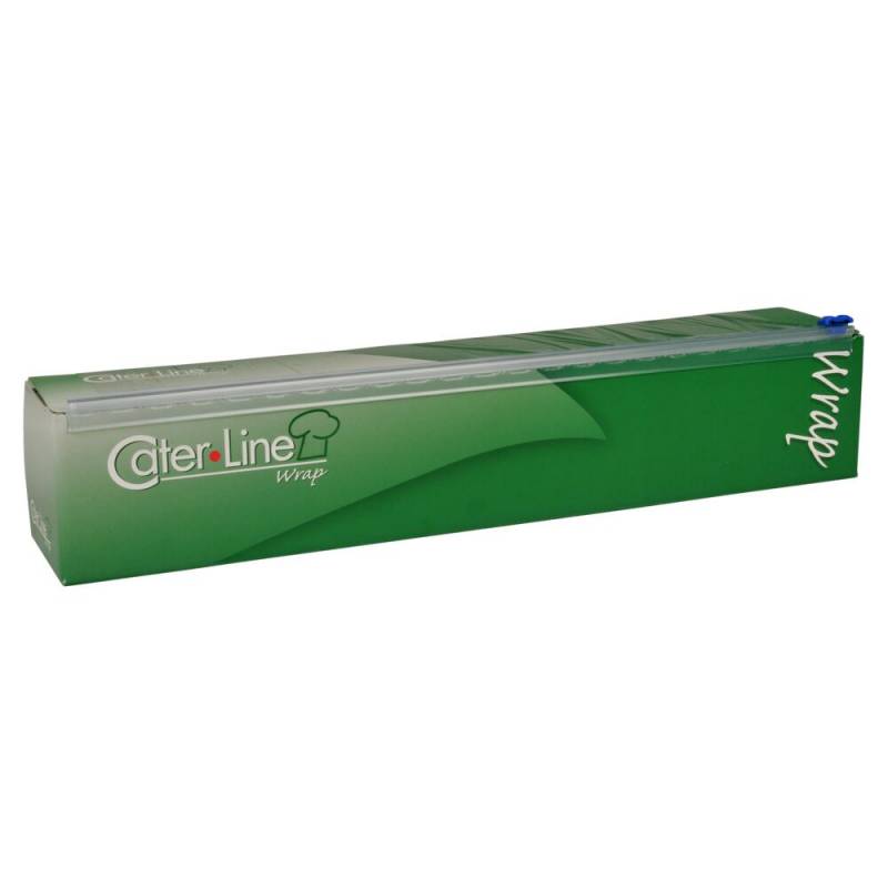 Cater-Line Madfilm 250mx45cm PVC 8my i cut-box uperforeret klar