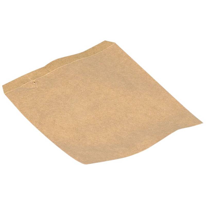 Frugtpose 17,5x14cm 50 g papir på snor brun