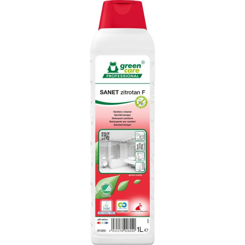 Green Care Professional SANET Zitrotan F sanitetsrengøring 1 liter