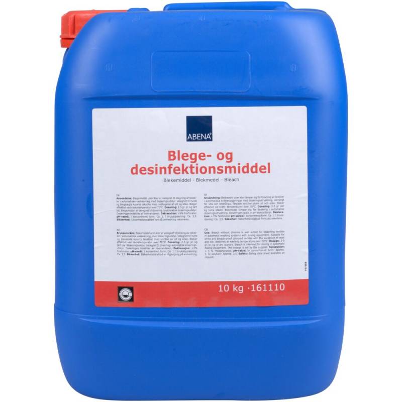 Blege- og desinfektionsmiddel 10 liter til automatisk dosering