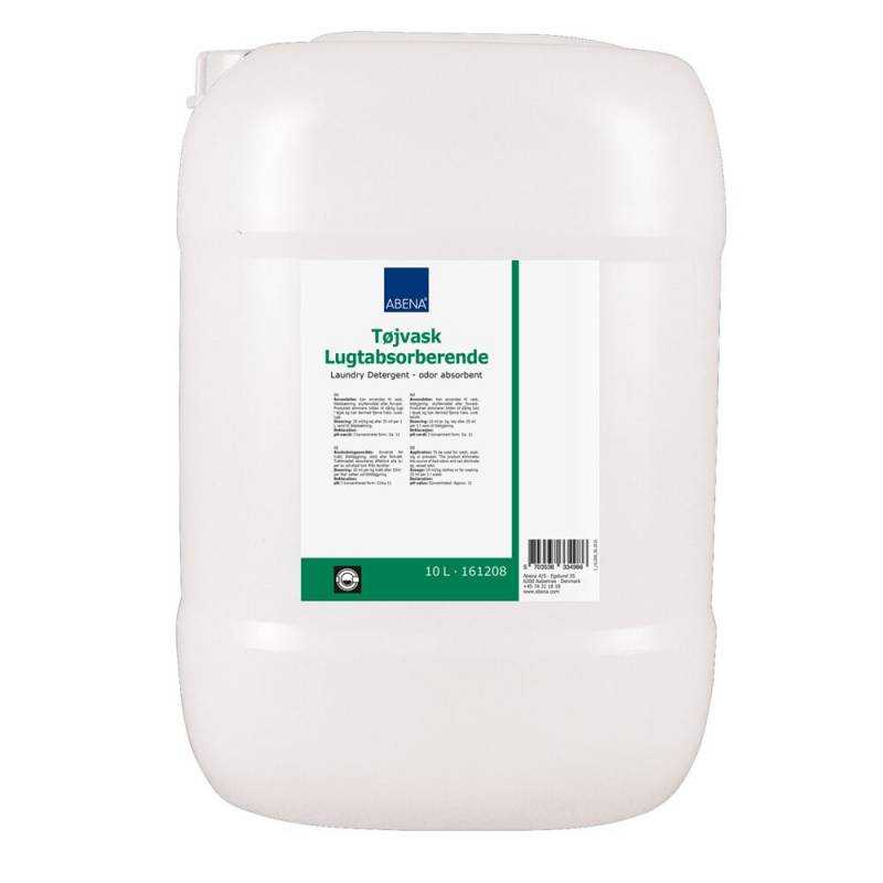Flydende tøjvask til kulørt og hvidt lugtabsorberende 10 liter