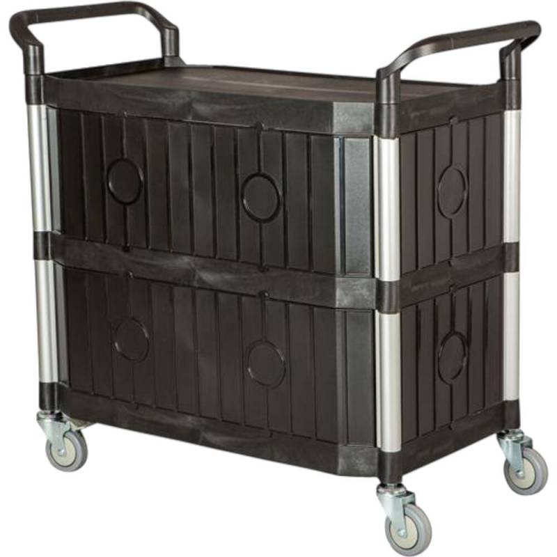 Tina Trolleys rullebord 1,1m x 52cmx1,02m glasfiber med 3 hylder 