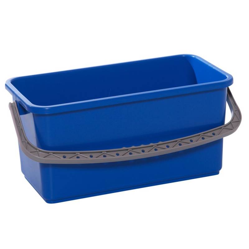 Moppeboks, Tina Trolleys, 270mm, 22 l, bl&aring;, plast, med hank