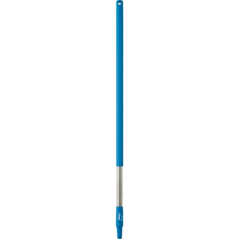 Vikan skaft med gevind 102,5 cm  Ø3,1 cm PP/rustfrit stål blå