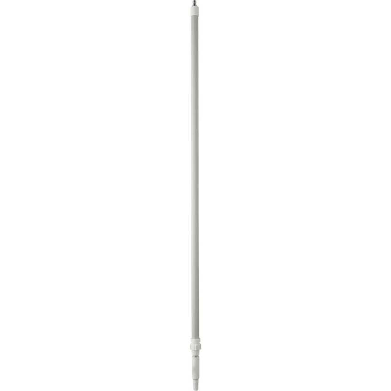 Vikan Skaft med vandgennemløb PP/aluminium 160-278 cm hvid