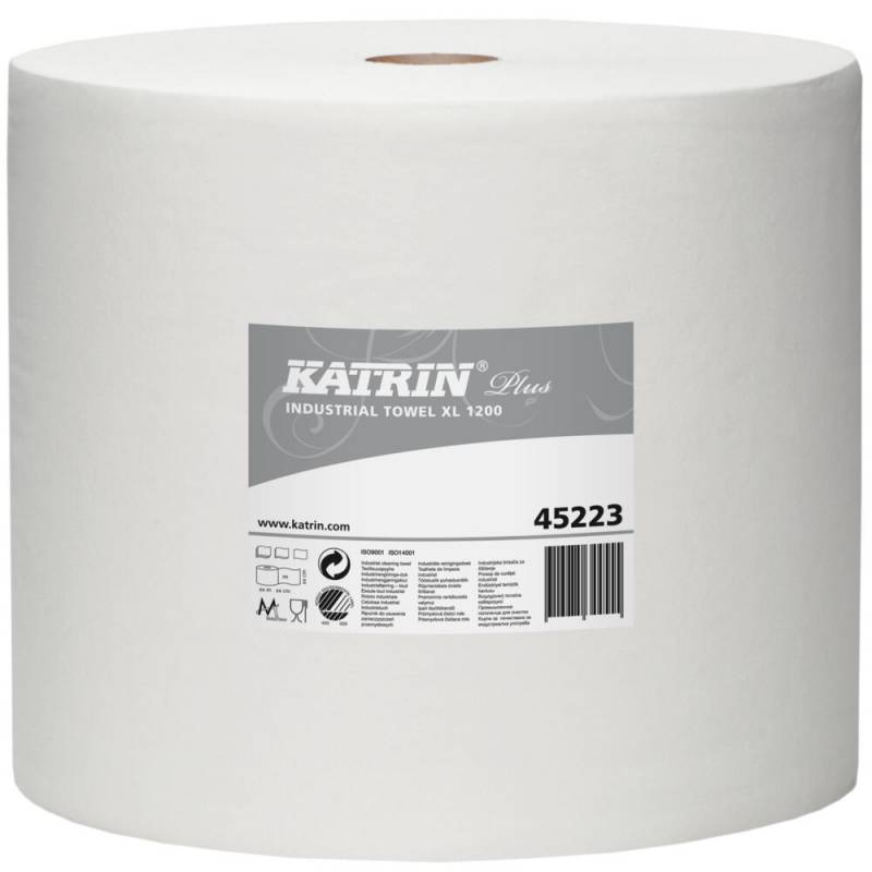 Katrin Plus Værkstedsrulle 1-lags 32cmx1110m hvid