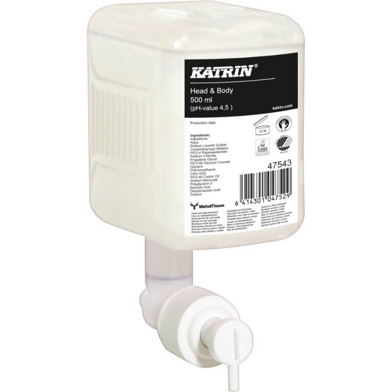 Katrin hår og bodyshampoo med parfume 500ml