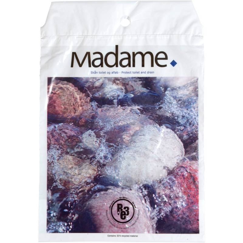 Madamepose LDPE/RE3 24,5x35cm 5 liter med vand- og stenmotiv